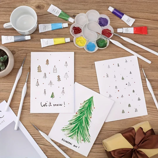 Precisie Detailkwast voor Fijn Schilderen en Creatief Werk-Art Materials-DeWoonVallei-DeWoonVallei