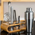 Premium Cocktail Shaker Set Roestvrij Staal Home Bar Kit voor Cocktailliefhebbers-Cutlery & Tableware-DeWoonVallei-DeWoonVallei