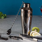 Premium Cocktail Shaker Set Roestvrij Staal Home Bar Kit voor Cocktailliefhebbers-Cutlery & Tableware-DeWoonVallei-DeWoonVallei