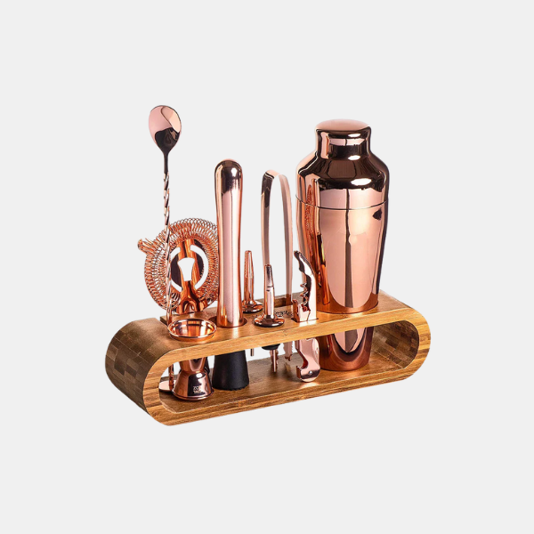 Premium Cocktail Shaker Set Roestvrij Staal Home Bar Kit voor Cocktailliefhebbers-Cutlery & Tableware-DeWoonVallei-DeWoonVallei