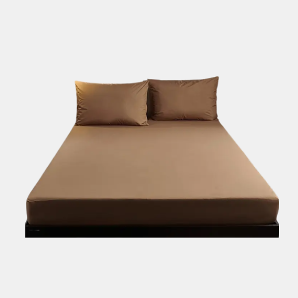 Premium Comfort Hoeslaken Set Zachte Ademende Stof voor een Rustige Slaap-Bed Sheets-DeWoonVallei-Khaki-90×200 cm-DeWoonVallei