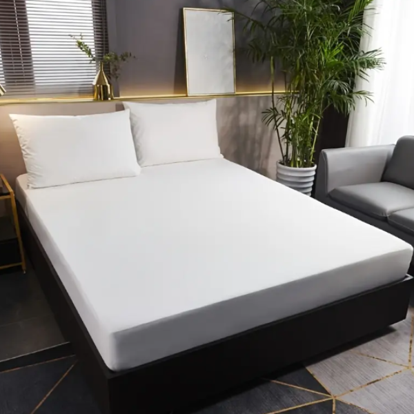 Premium Comfort Hoeslaken Set Zachte Ademende Stof voor een Rustige Slaap-Bed Sheets-DeWoonVallei-Wit-90×200 cm-DeWoonVallei
