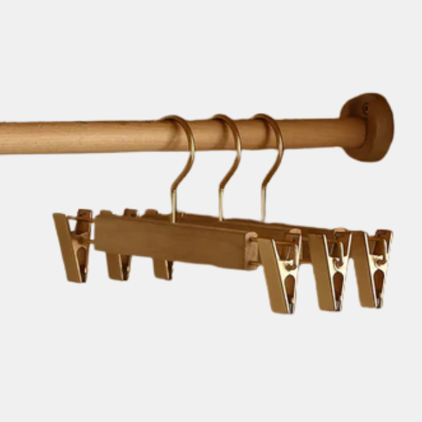 Premium Houten Kledinghangers met Brede Schouders voor Luxe Kledingorganisatie-storage & organizers-DeWoonVallei-Broekrek (2 stuks)-DeWoonVallei