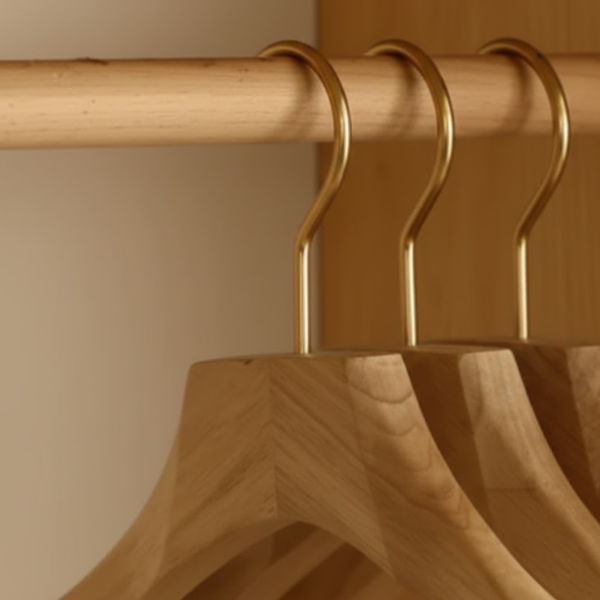 Premium Houten Kledinghangers met Brede Schouders voor Luxe Kledingorganisatie-storage & organizers-DeWoonVallei-DeWoonVallei