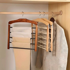 Premium Multi-Tier Kledinghanger Ruimtebesparend, Anti-Kreukontwerp-Hangers in clothing-DeWoonVallei-DeWoonVallei