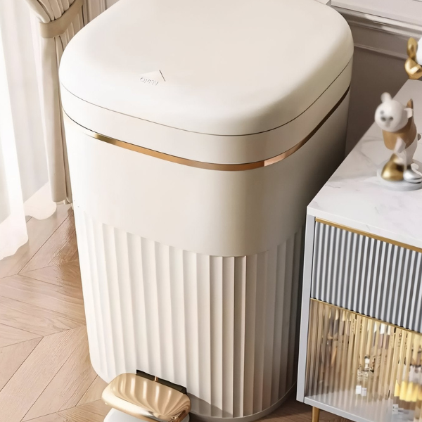 Premium Prullenbak met Pedaal Handsfree Modern Design voor Stijlvol Afvalbeheer-Home & Garden-DeWoonVallei-DeWoonVallei