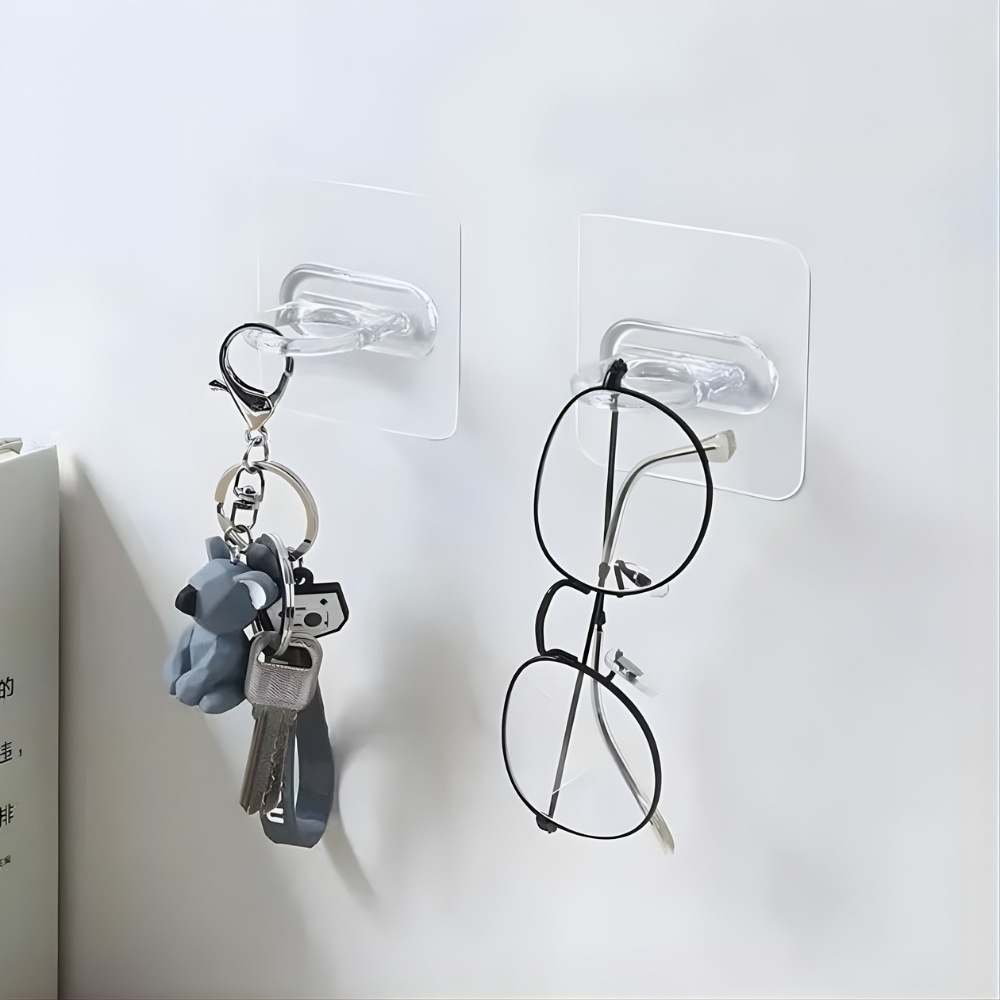 Premium Zelfklevende Haken – Boorvrij, Waterbestendig & Krachtig voor Extra Opbergruimte-Home & Living-DeWoonVallei-DeWoonVallei