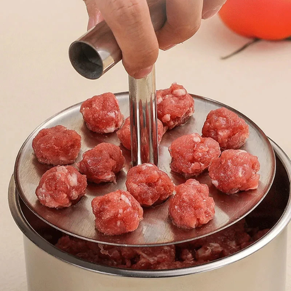 RVS Gehaktballenvormer voor Uniforme Maten Ergonomisch Keukengereedschap voor Makkelijk Koken-Kitchen Tools-DeWoonVallei-DeWoonVallei
