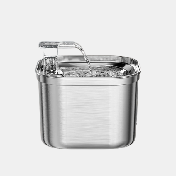 RVS Katten Drinkfontein Stil Duurzaam Filtersysteem voor Gezonde Hydratatie-Pet Supplies > Feeding & Watering > Water Dispensers > Pet Water Fountain-DeWoonVallei-DeWoonVallei