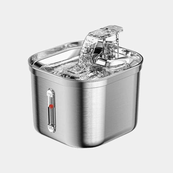 RVS Katten Drinkfontein Stil Duurzaam Filtersysteem voor Gezonde Hydratatie-Pet Supplies > Feeding & Watering > Water Dispensers > Pet Water Fountain-DeWoonVallei-DeWoonVallei