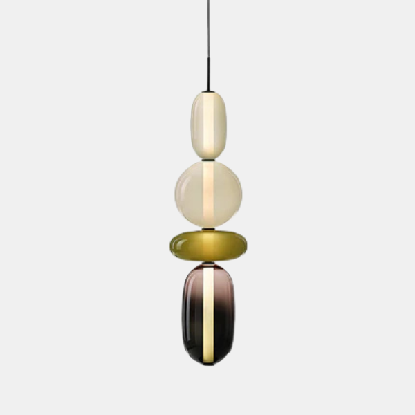 Radiant Glass Hanglamp Kleurrig Modern Design voor Elegante Huisverlichting-Hanging Lamp-DeWoonVallei-DeWoonVallei