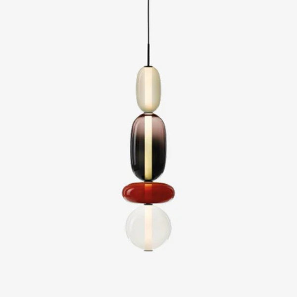 Radiant Glass Hanglamp Kleurrig Modern Design voor Elegante Huisverlichting-Hanging Lamp-DeWoonVallei-DeWoonVallei