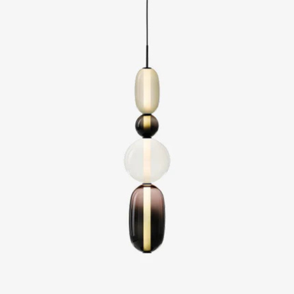 Radiant Glass Hanglamp Kleurrig Modern Design voor Elegante Huisverlichting-Hanging Lamp-DeWoonVallei-DeWoonVallei