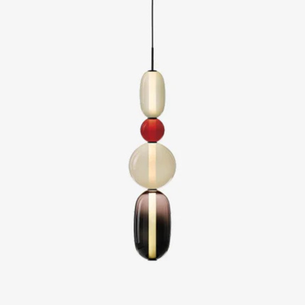 Radiant Glass Hanglamp Kleurrig Modern Design voor Elegante Huisverlichting-Hanging Lamp-DeWoonVallei-DeWoonVallei