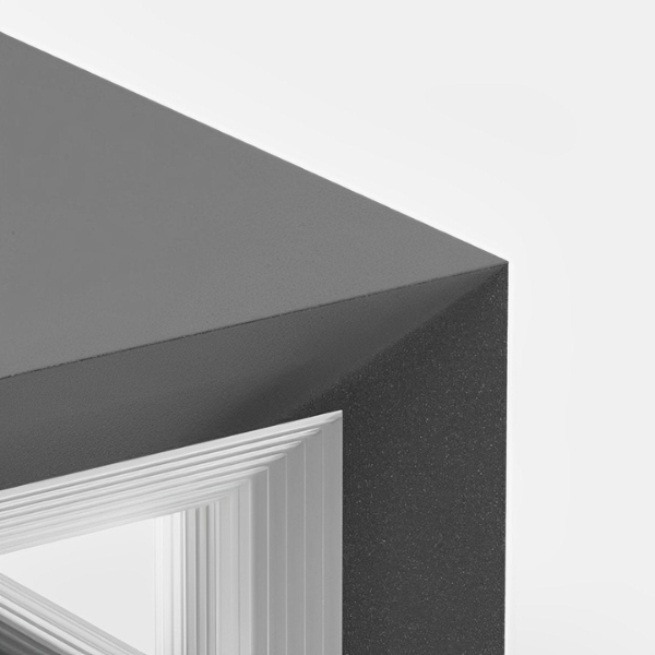 Rechthoekige RVS Buitensokkel Lamp Moderne Waterdichte LED met Dubbele Voeding en Sfeervolle Gloed-Lighting > Outdoor Lighting > Outdoor Post Lights-DeWoonVallei-DeWoonVallei