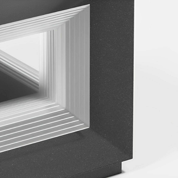 Rechthoekige RVS Buitensokkel Lamp Moderne Waterdichte LED met Dubbele Voeding en Sfeervolle Gloed-Lighting > Outdoor Lighting > Outdoor Post Lights-DeWoonVallei-DeWoonVallei