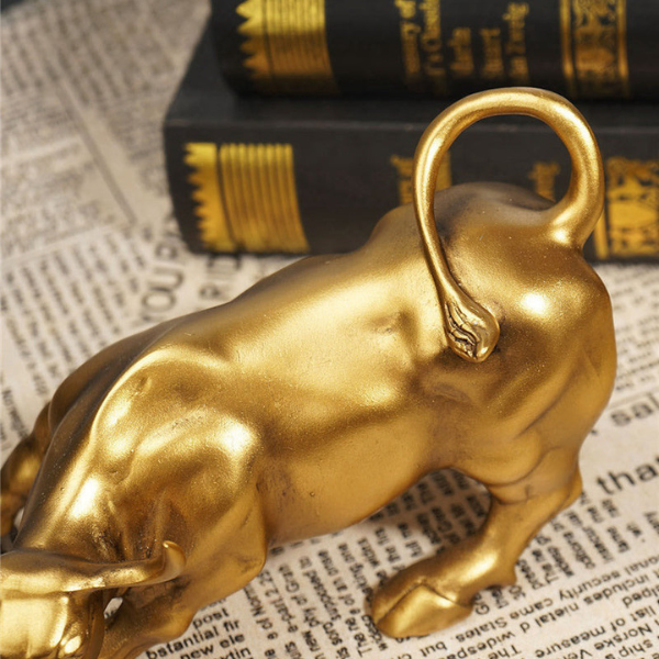 Resin Muur Stier Beeld Elegant Huis Kantoor Decoratie-Sculptures-DeWoonVallei-DeWoonVallei
