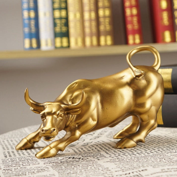 Resin Muur Stier Beeld Elegant Huis Kantoor Decoratie-Sculptures-DeWoonVallei-DeWoonVallei