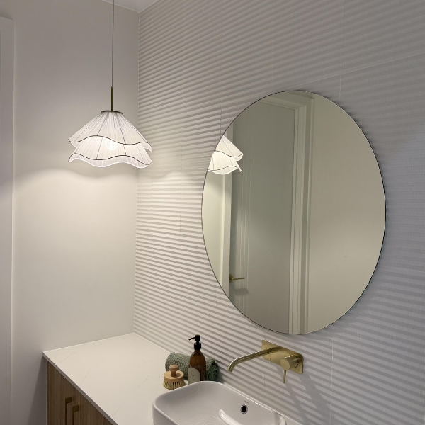 Retro Crème Kroonluchter van Stof met Bloemblad Elegant Landelijk Hanglamp voor Warme en Romantische Sfeer in Huis-Pendant Light-DeWoonVallei-DeWoonVallei