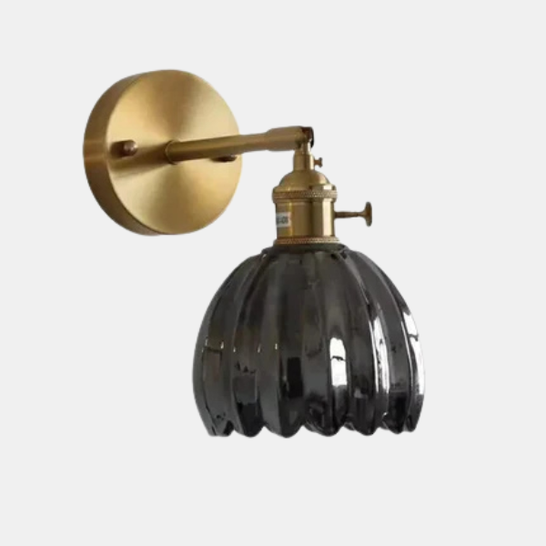 Retro Glazen Wandlamp Tulpvorm Zacht Licht voor Gezellige Stijlvolle Verlichting-Wall light-DeWoonVallei-DeWoonVallei