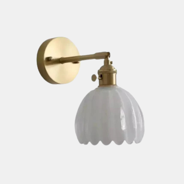 Retro Glazen Wandlamp Tulpvorm Zacht Licht voor Gezellige Stijlvolle Verlichting-Wall light-DeWoonVallei-DeWoonVallei