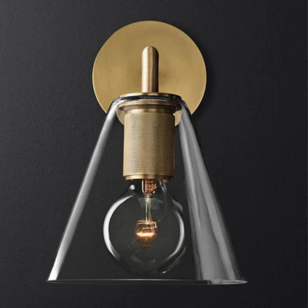 Retro Messing Wandlamp Elegante Industrieel Stijlvolle Verlichting voor Interieur-Wall Light Fixtures-DeWoonVallei-Klassieke Arm Wandlamp-DeWoonVallei