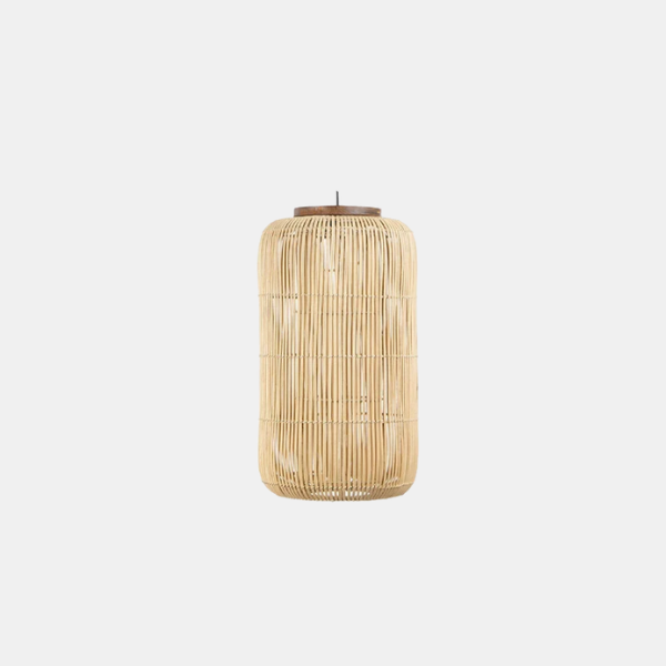 Retro Rotan Plafondlamp Geplette Ronde Vorm Elegante Natuurlijke Verlichting-Hanging Lamp-DeWoonVallei-DeWoonVallei