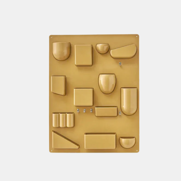 Retro Wandgemonteerde Opbergorganizer met 15 Compartimenten voor Ruimtebesparende en Stijlvolle Organisatie-Organizer-DeWoonVallei-Geel-DeWoonVallei