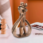 Romantisch Resin Beeld van een Kusend Koppel Lovers’ Bond Beeld voor Huisdecoratie-Home-DeWoonVallei-DeWoonVallei