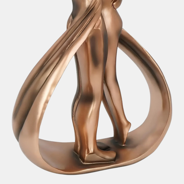 Romantisch Resin Beeld van een Kusend Koppel Lovers’ Bond Beeld voor Huisdecoratie-Home-DeWoonVallei-DeWoonVallei