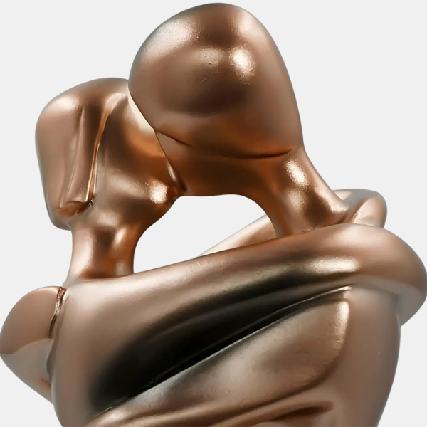 Romantisch Resin Beeld van een Kusend Koppel Lovers’ Bond Beeld voor Huisdecoratie-Home-DeWoonVallei-DeWoonVallei