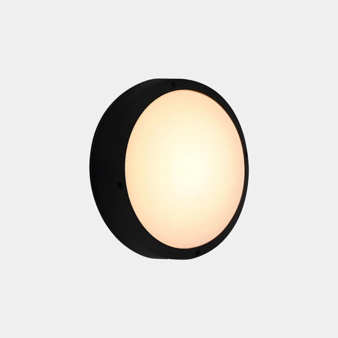 Ronde LED Buitenmuurlamp – Waterdicht Minimalistisch Ontwerp voor Heldere en Gezellige Buitenverlichting-Wall Lamp-DeWoonVallei-DeWoonVallei