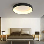 Ronde LED-Plafondlamp met Scandinavisch Design en Energiezuinige Verlichting-DeWoonVallei-Zwart-Koud wit-30CM-DeWoonVallei