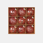 Ronde Onbreekbare Kerstballenset met Glitterafwerking voor Elegante Feestdecoratie-Christmas Decorations-DeWoonVallei-DeWoonVallei