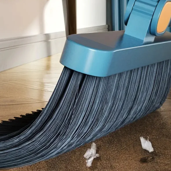 Rotary Schoonmaakbezem en Lang Handvat Stoffer- en Blikset voor Gemakkelijk Huisonderhoud-Home Cleaning Products-DeWoonVallei-DeWoonVallei