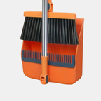 Rotary Schoonmaakbezem en Lang Handvat Stoffer- en Blikset voor Gemakkelijk Huisonderhoud-Home Cleaning Products-DeWoonVallei-Oranje-DeWoonVallei