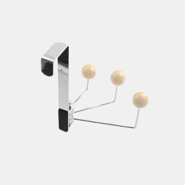 Roteerbare Wandhanger Bol Voor Ruimtebesparing en Veiligheid-Hanger-DeWoonVallei-Beige-DeWoonVallei