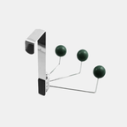 Roteerbare Wandhanger Bol Voor Ruimtebesparing en Veiligheid-Hanger-DeWoonVallei-Groen-DeWoonVallei