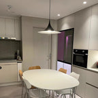 Scandinavische Hanglamp met Brede Kap – Minimalistisch Ontwerp met Warme en Gezellige Verlichting-Ceiling Lamp-DeWoonVallei-DeWoonVallei