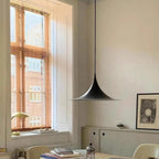 Scandinavische Hanglamp met Brede Kap – Minimalistisch Ontwerp met Warme en Gezellige Verlichting-Ceiling Lamp-DeWoonVallei-DeWoonVallei