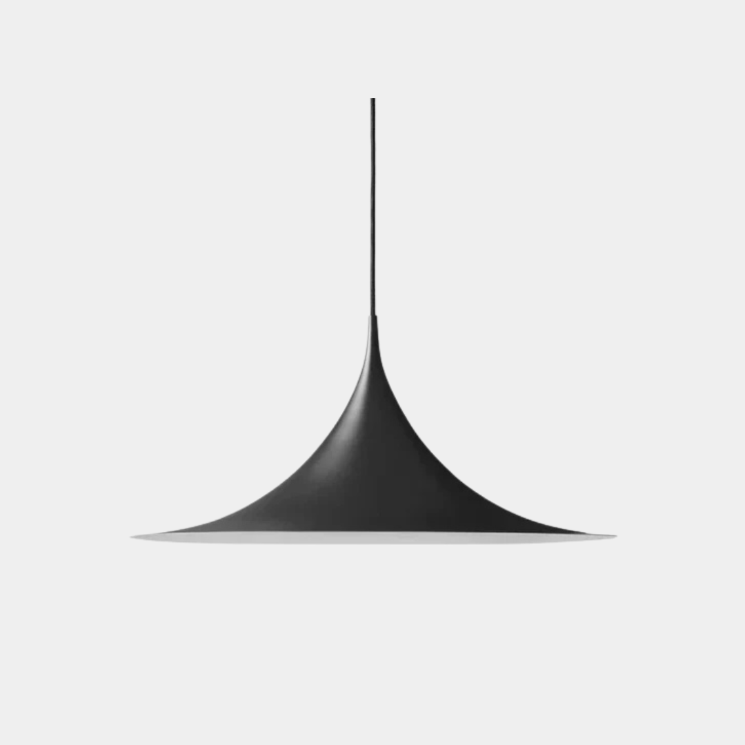 Scandinavische Hanglamp met Brede Kap – Minimalistisch Ontwerp met Warme en Gezellige Verlichting-Ceiling Lamp-DeWoonVallei-DeWoonVallei