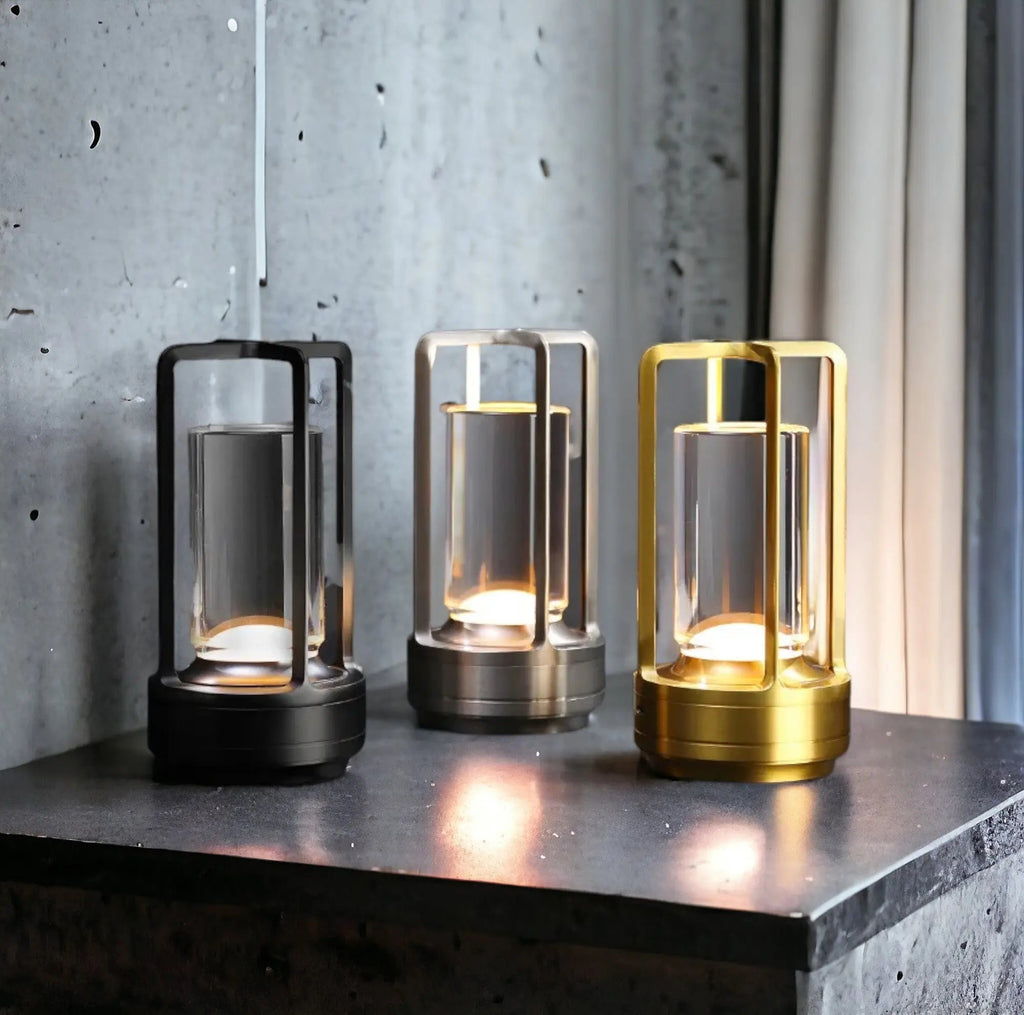 Scandinavische LED Tafellamp – Elegant Dimbaar Design met Draagbare Warmte en Sfeervolle Verlichting-Tafellamp-DeWoonVallei-DeWoonVallei