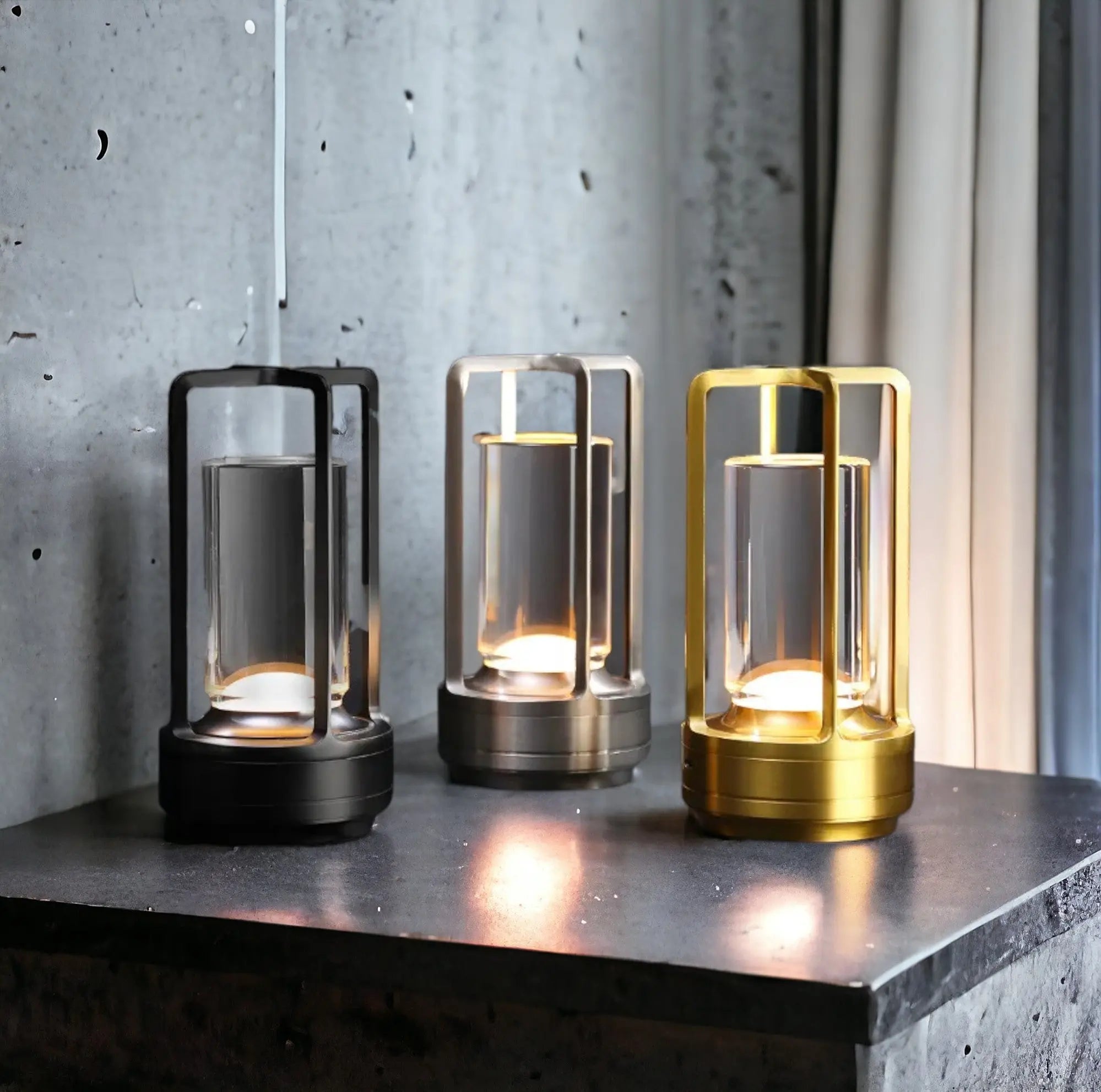Scandinavische LED Tafellamp – Elegant Dimbaar Design met Draagbare Warmte en Sfeervolle Verlichting-Tafellamp-DeWoonVallei-DeWoonVallei