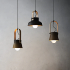 Scandinavische Minimalistische Houten Hanglamp Warm Sfeerverlichting voor Moderne Ruimtes-Hanging Lamp-DeWoonVallei-DeWoonVallei