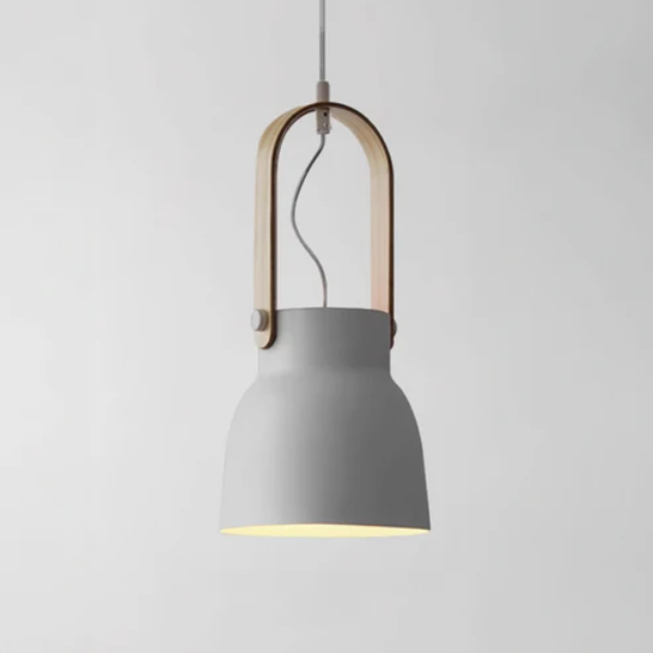 Scandinavische Minimalistische Houten Hanglamp Warm Sfeerverlichting voor Moderne Ruimtes-Hanging Lamp-DeWoonVallei-Model C-Wit-DeWoonVallei