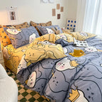Schattig Dierenprint Beddengoed – Speels Ontwerp & Gezellig Slaapcomfort-Home & Garden-DeWoonVallei-DeWoonVallei