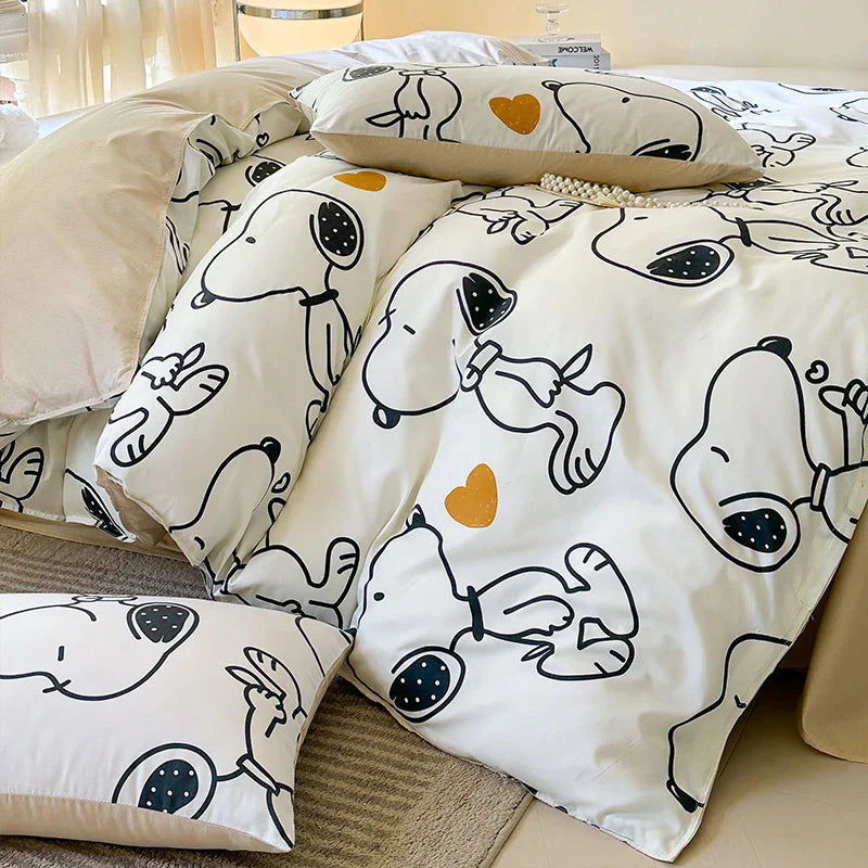 Schattig Dierenprint Beddengoed – Speels Ontwerp & Gezellig Slaapcomfort-Home & Garden-DeWoonVallei-DeWoonVallei