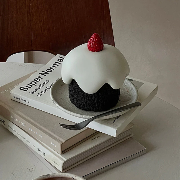 Schattige Cupcake Sieraden Opbergdoos met Dubbele Functie voor Woondecoratie-Jewelry box-DeWoonVallei-DeWoonVallei