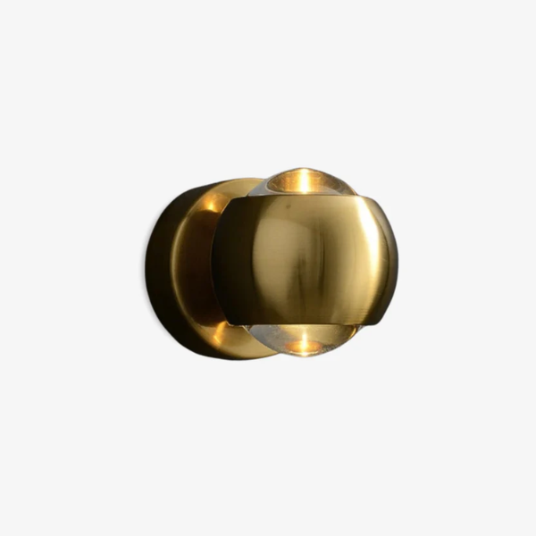 Sculpturale Zandloper Wandlamp Elegante Sfeerverlichting voor Moderne Interieurs-Wall Lights-DeWoonVallei-Donker Goud-DeWoonVallei