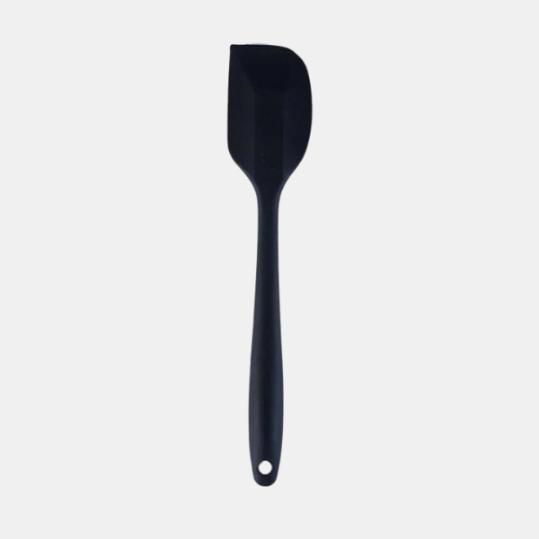 Siliconen Crème Spatel Hittebestendig Keuken Bakgereedschap voor Glad Mengen-Silicone Cream Spatula-DeWoonVallei-Zwart-6 x 28 cm-DeWoonVallei